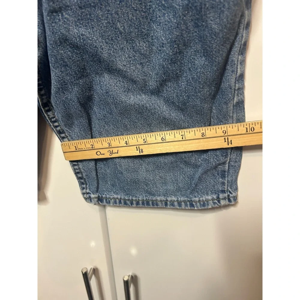 Vintage Lee Denim Shorts Boys 16 Slim Medium Wash‎ High Waisted Made in USA